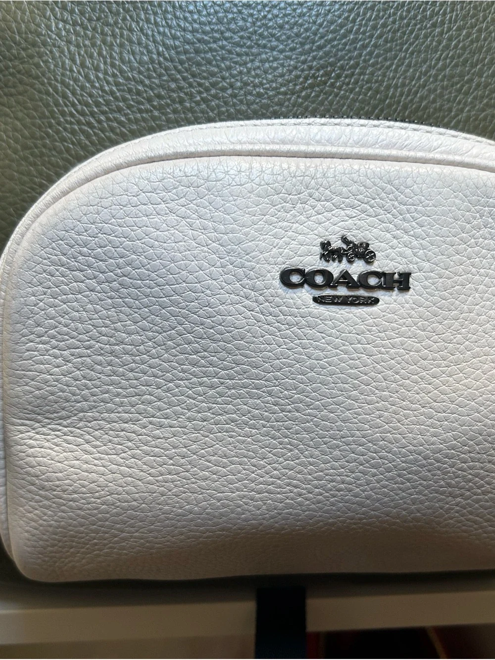 Coach Court Color Block Pebbled Leather Backpack